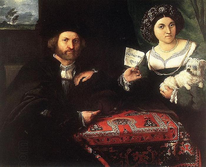 Lorenzo Lotto Husband and Wife China oil painting art